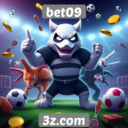Variedade de jogos disponíveis na plataforma bet09